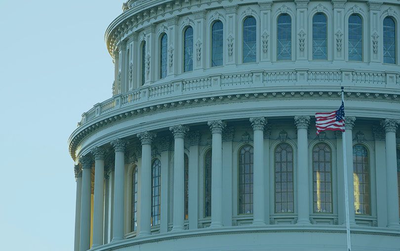 Photo of the United States Capitol in Washingon, DC